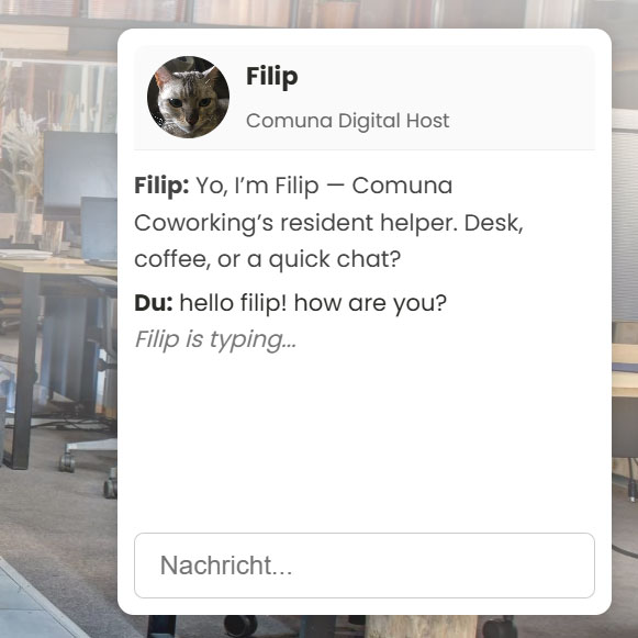 Filip – Webhook-basierter Chatbot mit n8n und OpenAI